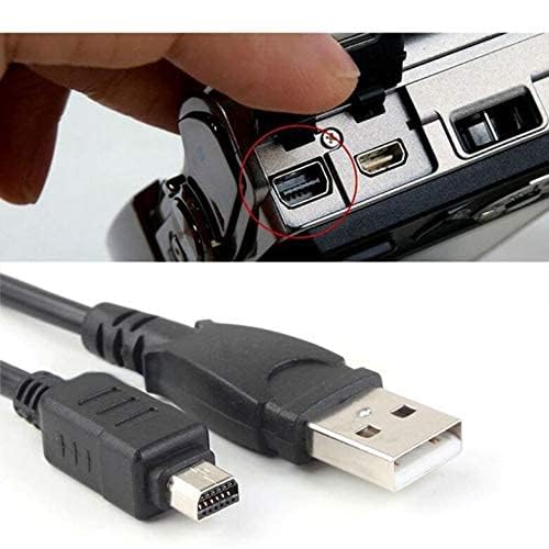 USB Camera Data/Charge Cable Cord Replacement CB-USB5/USB6/USB8 Battery Charger for Olympus TG Series TG 830 TG860 TG-2, TG-310, TG-320, TG-610, C-170