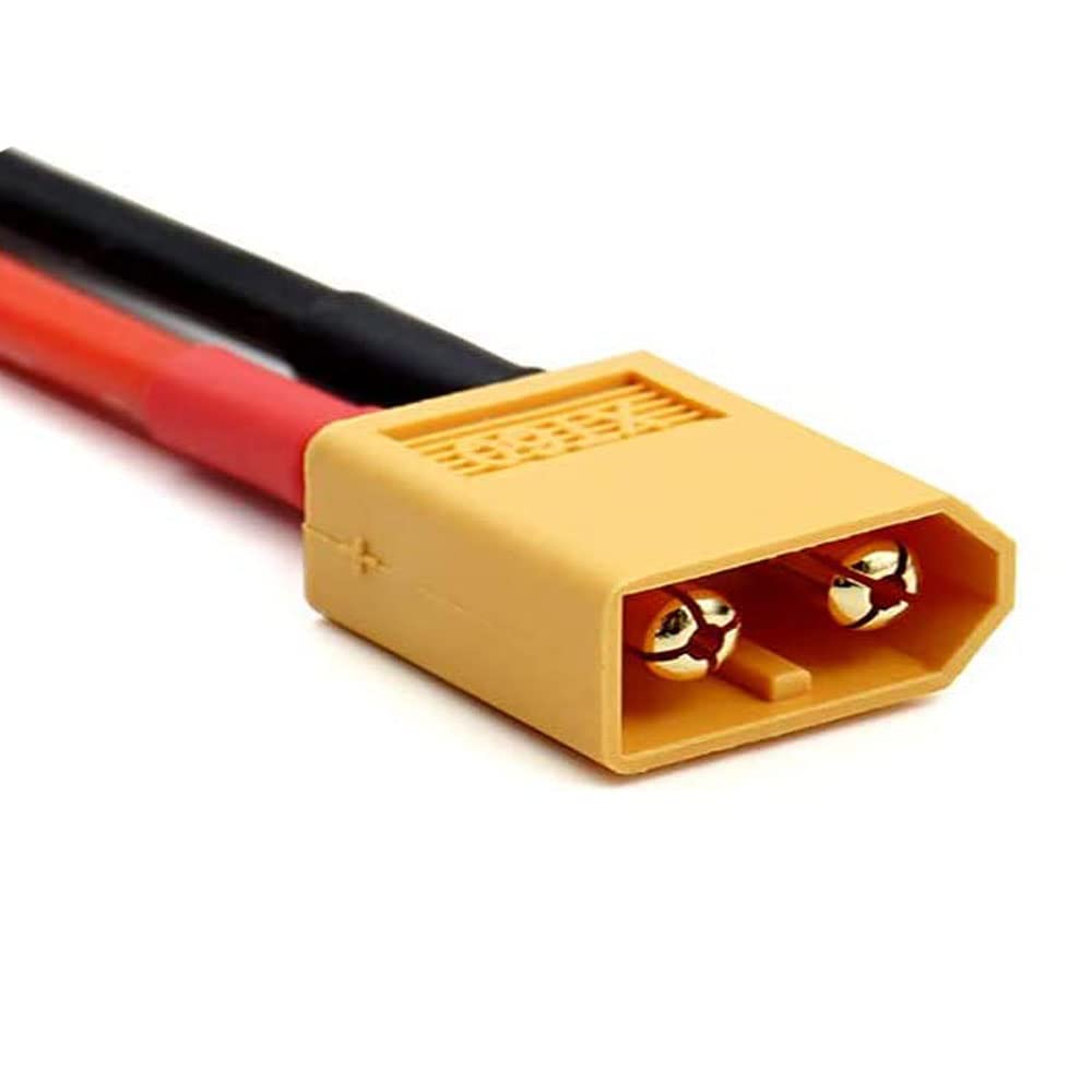Yiqigou 5-Pack XT60 Plug Male Connector to BigStyleTamiya Plug Female Connector Wired Adapter with 3.93inch 14AWG Silicone Wire
