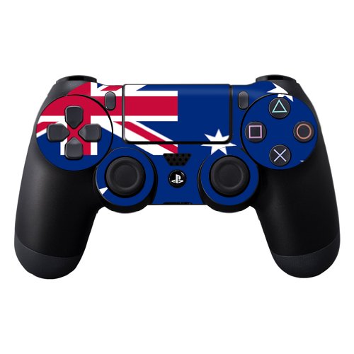 Protective Vinyl Skin Decal Skin Compatible with Sony Playstation DualShock 4 Controller wrap Sticker Skins Australian Flag