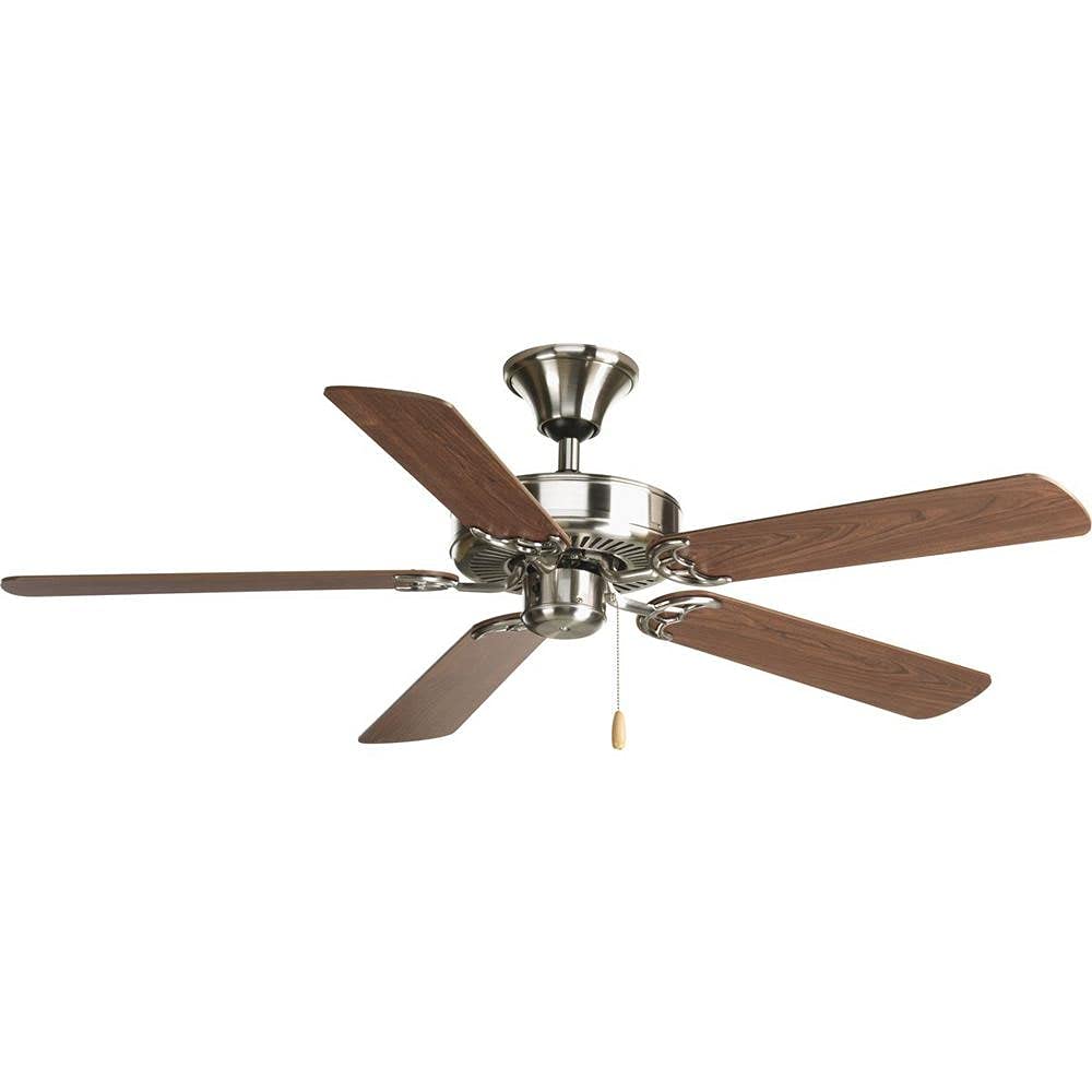Progress Lighting AirPro 52" Indoor Ceiling Fan, Brushed Nickel