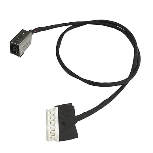 GinTai DC Power Jack w/Cable Socket Plug Charging Port Replacement for Dell Vostro P75G P75G001 P75G002 (Cable Legth 28.5cm)