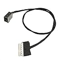 GinTai DC Power Jack w/Cable Socket Plug Charging Port Replacement for Dell Vostro P75G P75G001 P75G002 (Cable Legth 28.5cm)