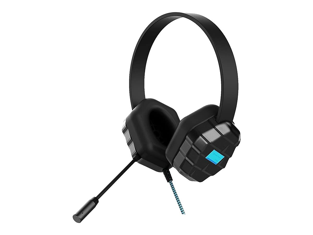 Gumdrop DropTech USB B2 On-Ear Headphone with Built-in Mic Designed for K-12 Students, Teachers and Classrooms- Drop Tested, Rugged and Reliable…