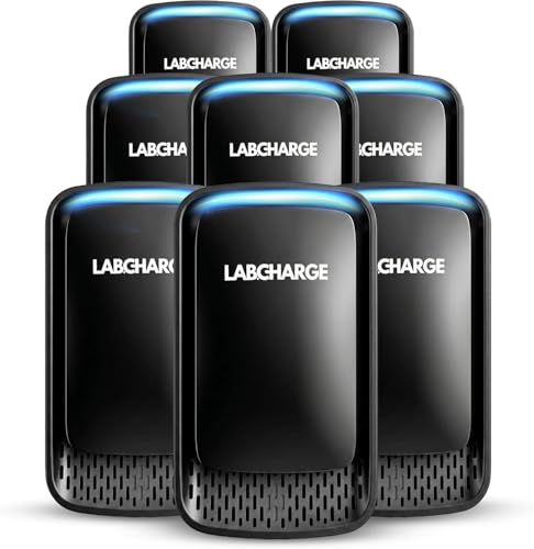 Lab Charge Air Ionizer for Home, Plug-In Filterless Negative Ion Air Purifier, Quiet Air Freshener for Bedroom, Office, Kitchen, Mini Air Cleaner