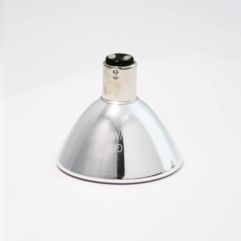 6 Pack Halogen Elevator Lamp GBK ALR18 12V 50W Flood BA15D base Frost