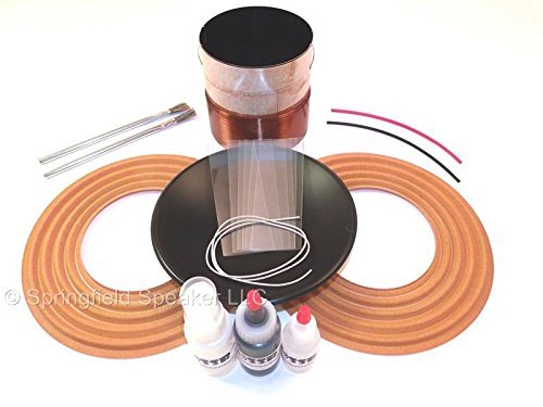 Springfield Speaker 2.38" Coil Replacement Kit - Dual 2 Ohm - Compatible with Kicker L7