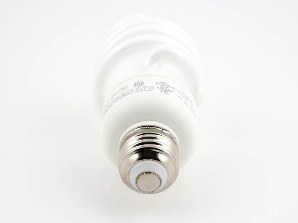 TCP 23W Cool White Spiral CFL Bulb, E26 Base