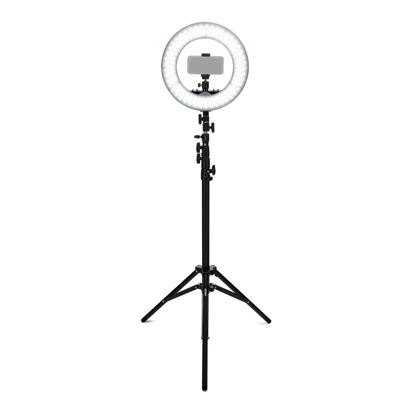 KOAH SOL Sphere 13-Inch LED Ring Light Kit with Dimmable Continuous Lighting - Smartphone Holder & Carrying Bag Included 42W Adjustable Output Studio
