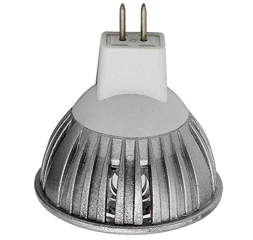 K JINGKELAI MR16 LED Bulbs 3W 12V Cool White 6000K Bulbs GU5.3 Base 35W Halogen Equivalent Not Dimmable 60 Degree Beam Angle LED Spotlight Bulbs