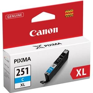 Canon Computer Systems 6449B001 CLI 251XL Cyan Ink Tank (6449B001)