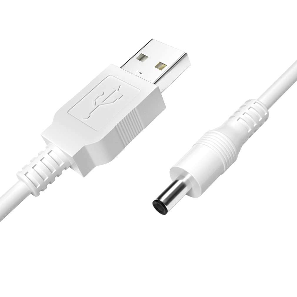 SCOVEE Charger for Foreo Luna Series Facial Cleanser,Replacement USB DC Charging Cable for Foreo Luna 2 3 4 Mini Bare ISSA Go Play Plus UFO Luxe