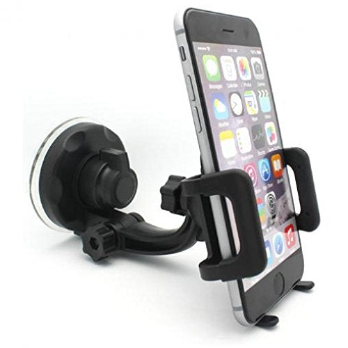 Car Mount Windshield Holder Glass for Stylo 5 Phone, Cradle Swivel Dock Suction Stand Compatible with LG Stylo 5