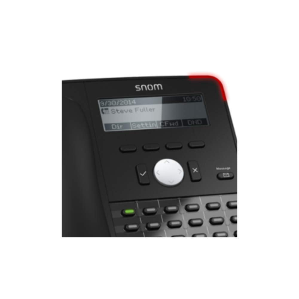 Snom SNO-D745 Sip Desk Phone with High-Resolution Display VoIP Phone and Device, Black