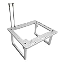 Open Air ITX PC Frame HTPC Water Cooling Test Bench Aluminum Case Bare Overclocking DIY Computer Frame Support Graphics Card Black