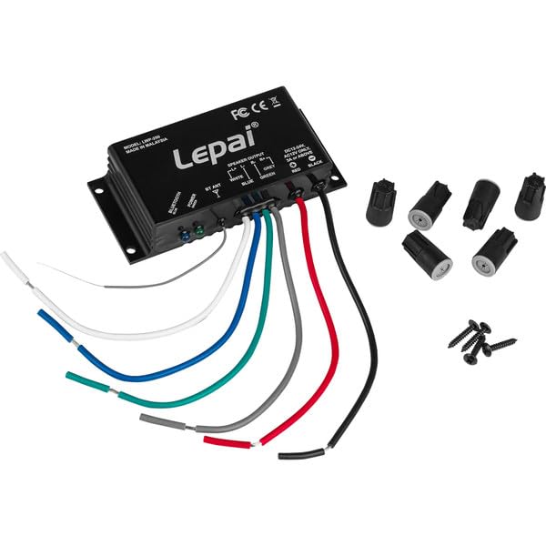 Lepai LWP-250 2 x 50W Outdoor/Marine Bluetooth 5.0 Mini Amplifier with Mounting Flanges