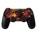 Protective Vinyl Skin Decal Skin Compatible with Sony PlayStation DualShock 4 Controller wrap Sticker Skins Hell