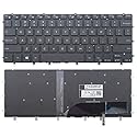 New US Black Backlit English Laptop Keyboard (Without Frame) Replacement for Dell Precision 5520 M5520 Light Backlight