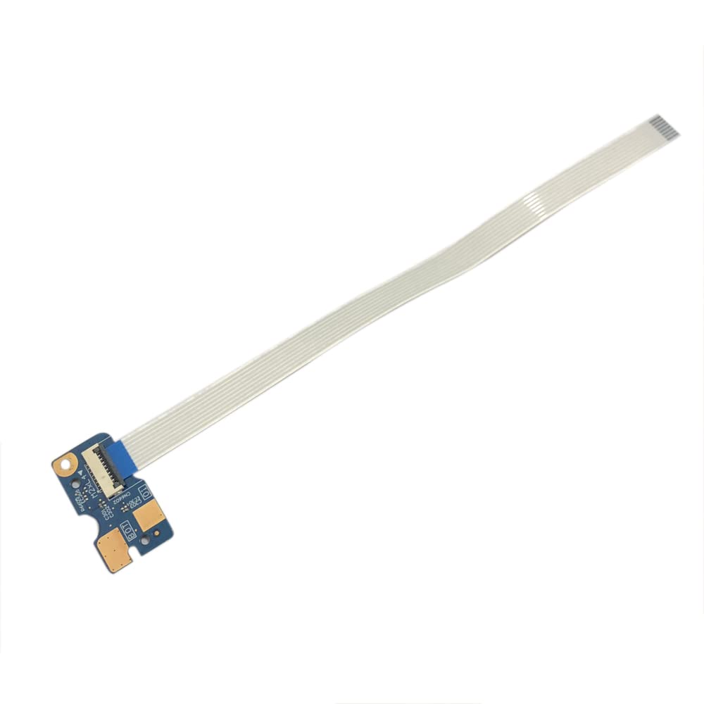 Zahara Power Button Board W/Cable Replacement for HP 17-X 17-Y 17T-X 17Z-Y 17-Y018CA 17-X037CL 17-X114DX/ 15-AY 15-BA 856612-001 448.08E02.0011