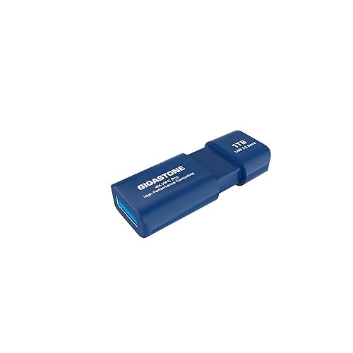 GIGASTONE 1TB SSD Flash Drive Z80 USB 3.2 Gen 2, 1000/800MB/s Hyper Speed, High Performance Computing, Capless Design, Data Storage, Backup