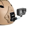 SUREWO Aluminum NVG Mount Compatible with GoPro Hero 13/12/11/10/9/8/7/6/5 Black, Tactical Helmet NVG Mount Compatible with DJI Osmo Action 5