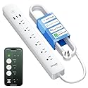 GHome Smart Power Strip, WiFi Surge Protector with 6 Individually Controlled Outlets, 3 USB Ports, Compatible with Alexa & Google Home