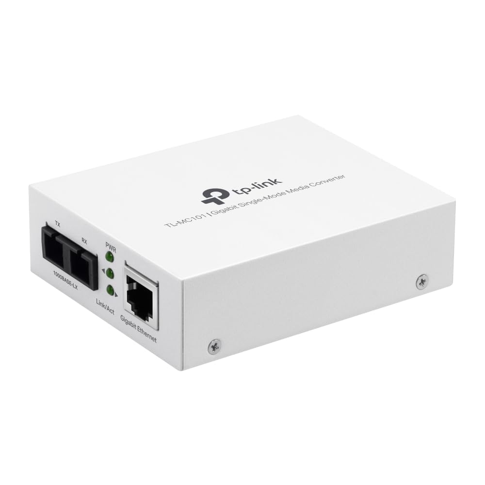 TP-Link TL-MC101, Gigabit SFP to RJ45 Fiber Media Converter