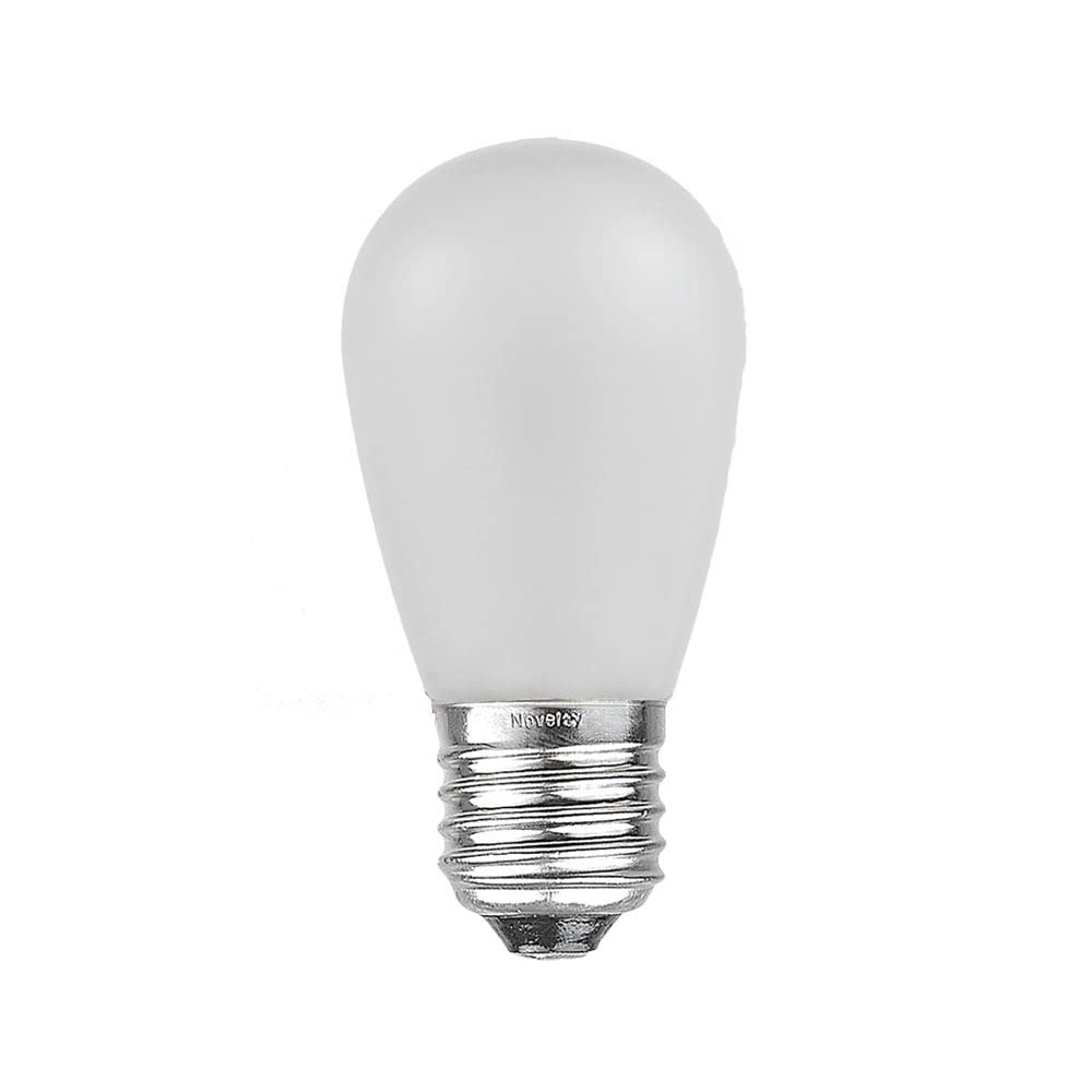 Novelty Lights 25 Pack S14 LED Flex Filament Outdoor Patio Globe Bulbs