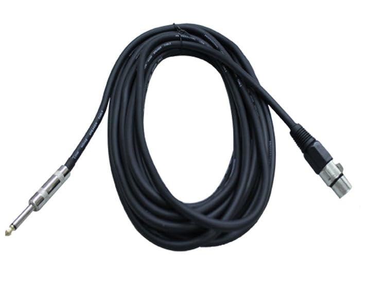 Mr. Dj CQXM12 12-Feet 1/4-Inch Male to XLR Male Cable