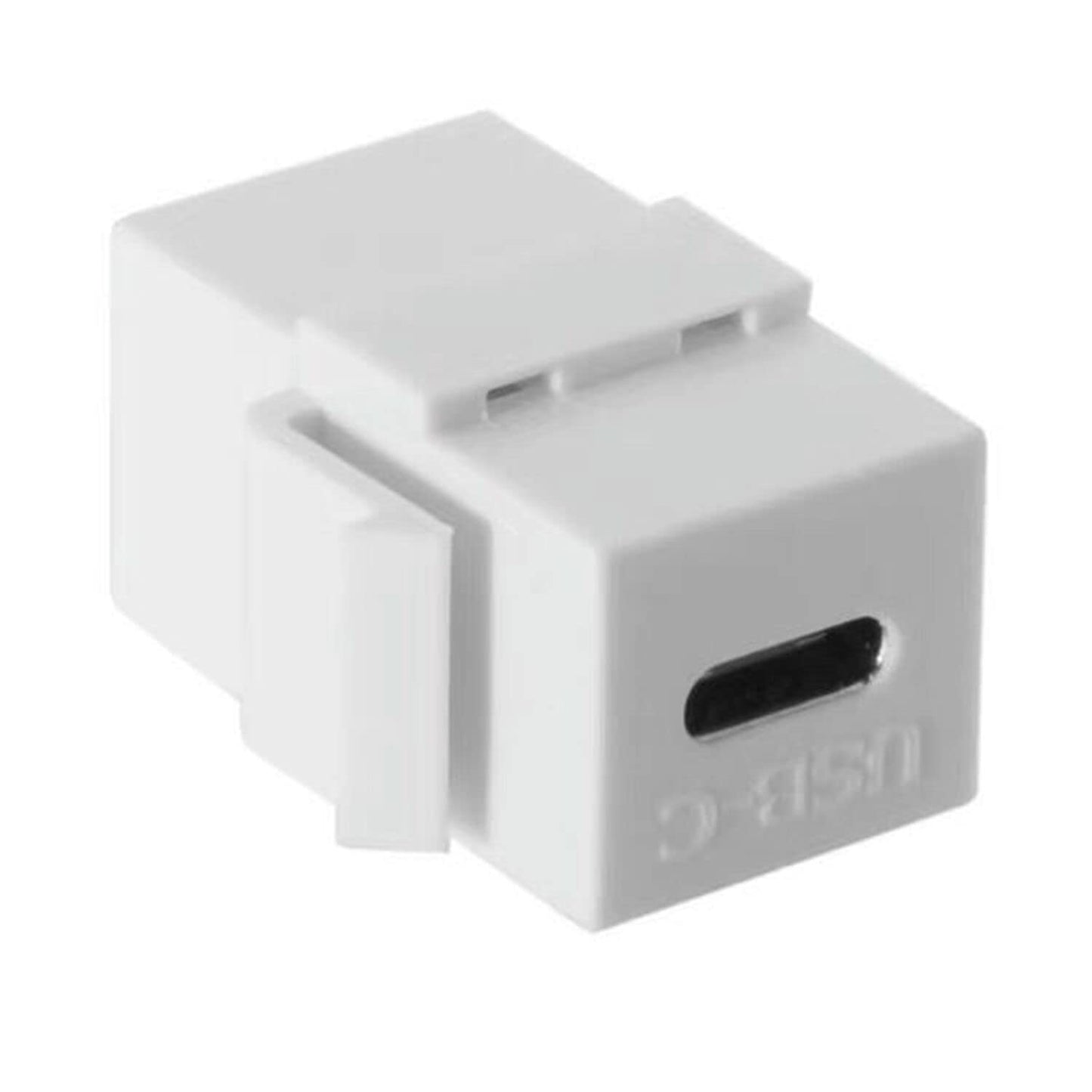 OUYFBO USB C Keystone Jack Inserts,(3-Pack) USB 3.1 Type-C Module Coupler Adapters Female to Female Keystone Insert Snap-in Connector Socket Adapter