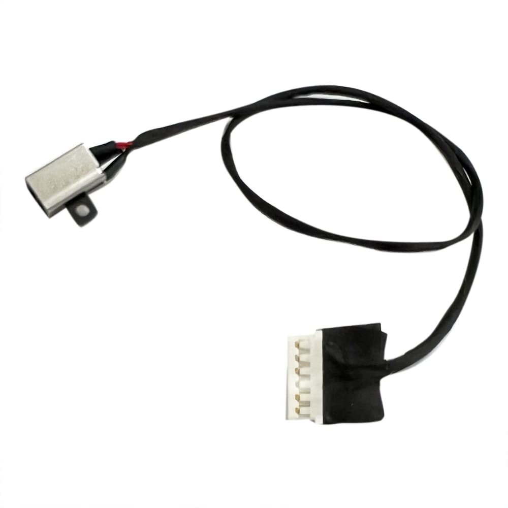 GinTai DC Power Jack w/Cable Socket Plug Charging Port Replacement for Dell Vostro P75G P75G001 P75G002 (Cable Legth 28.5cm)