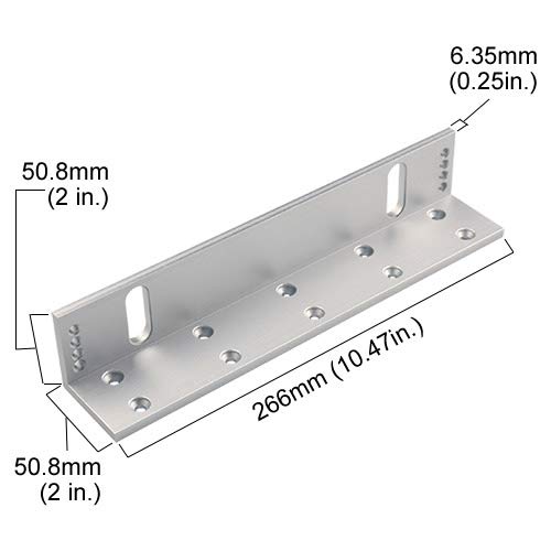 Visionis FPC-VISLS1200 LS Bracket 1200lbs VIS-ML1200LED Maglock for Outswinging Narrow Door