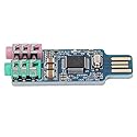 YWBL-WH External USB Audio Card Driver USB Sound Card External Audio CM108 for Computer Laptop 2000,WINXP