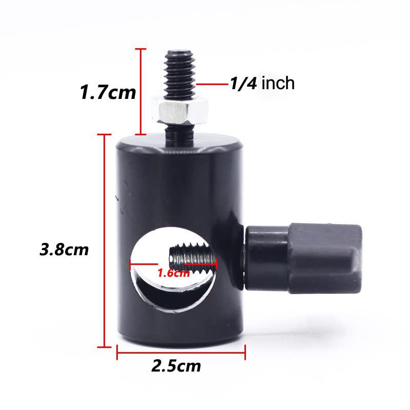 ThtRht 2 Pack Photography Light Stand to 1/4" 3/8" Thread Interface Converter Mount Screw Quick Release Adapter for Led Flash Tripod Ring Light DSLR