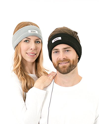 CozyPhones Fleece Sleep Headphones - Wired Over Ear Headphones from Ultra Thin Earphones for Side Sleepers, Meditation, Running, Laptop, and Phone