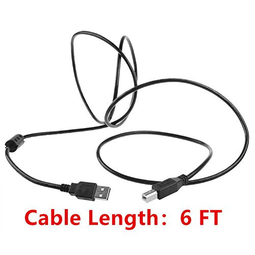 SLLEA USB PC Cable Cord for Autel MaxiSYS Diagnostic Scanner MS906 MS908 MaxiSYS Pro MS908P MaxiDAS DS708 USB 2.0 Male A to Male B Data Sync Cord Lead