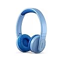 Philips K4206 Kids Wireless On-Ear Headphones, Bluetooth + Cable Connection, 85dB Limit for Safer Hearing, Built-in Mic, 28 Hours Play time, Parental…