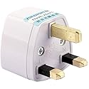 ANRANK UN6688AK 2 Packs Universal EU/USA/AU to UK GB England AC Power Plug Adapter Travel Converter