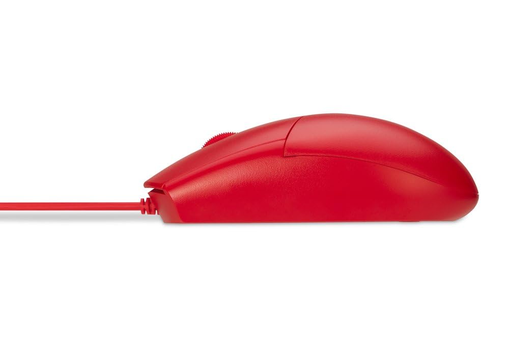Kensington Pro Fit Wired Washable USB Computer Mouse K75239US, Red