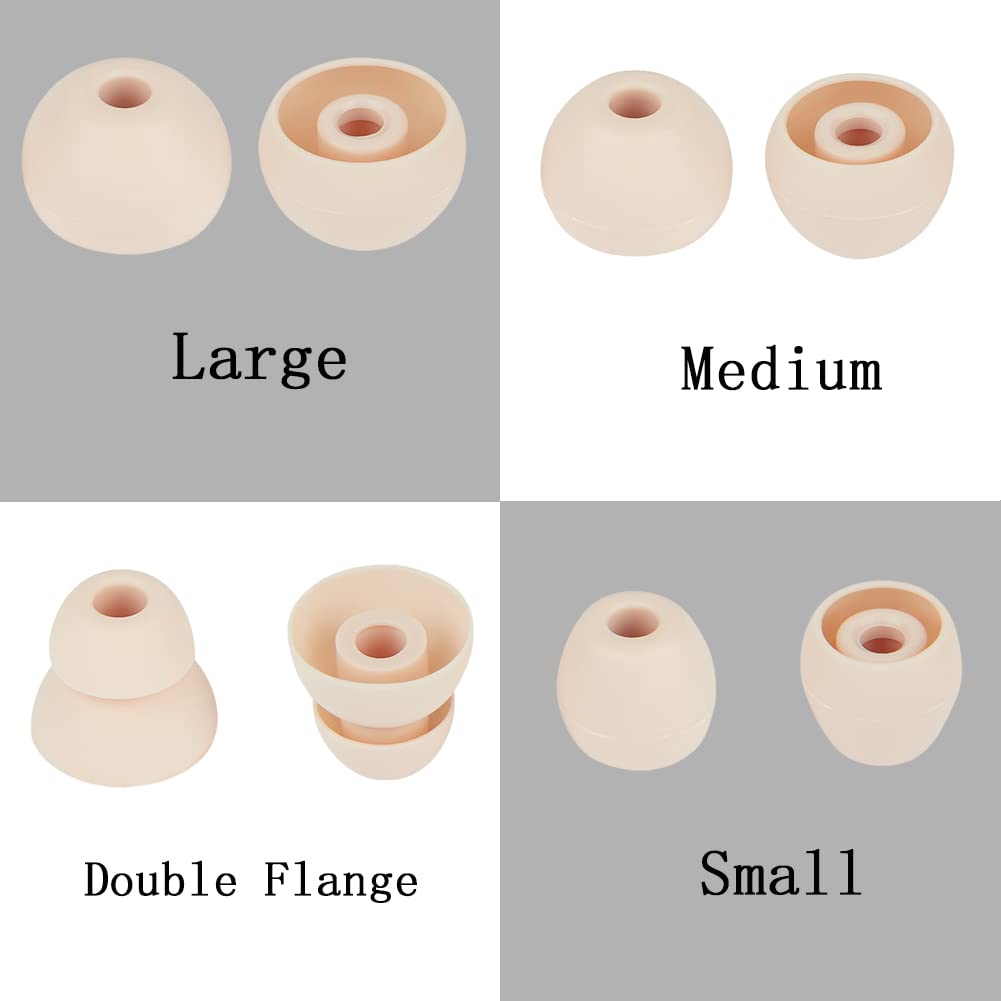 Silicone Earbud Replacement Tips Compatible with Powerbeats Pro Beats Wireless Earphone Headphones,4 Pairs Replacement Earbuds Cap