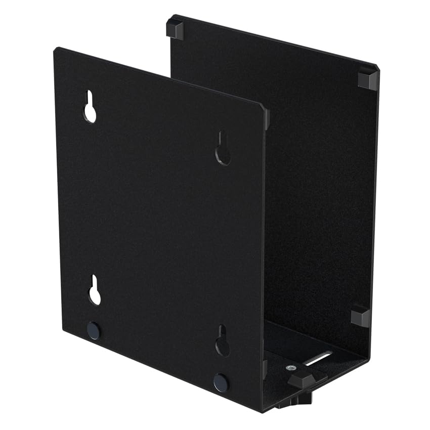 RackSolutions Adjustable Universal PC Wall Mount Clamp - Versatile Mounting Solution