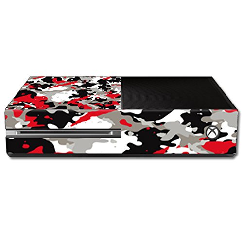 MightySkins Skin Compatible with Microsoft Xbox One - Red Camo | Protective, Durable, and Unique Vinyl Decal wrap Cover | Easy to Apply, Remove,