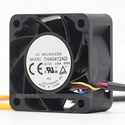 for THA0412AD 4cm 4020 12V 0.60A Double Ball Cooling Fan