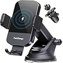 CHGeek Wireless Car Charger, 15W Fast Charging Auto Clamping Phone Holders for Your Car Phone Mount fit for iPhone 17 16 15 14 13 12 Pro Max 11 XR XS