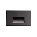 Nora NSW-740/30DBZ Ari LED Step Light with Horizontal Face Plate (Bronze, 3000K)