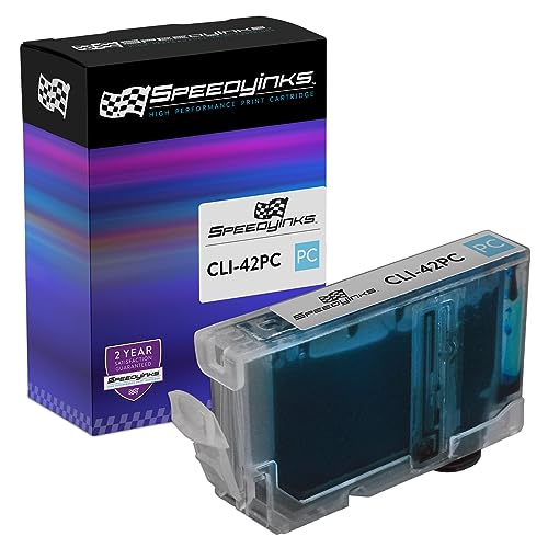 SPEEDYINKS Compatible Ink Cartridge Replacement for Canon 6388B002 CLI-42PC / CLI-42 (Photo Cyan) Compatible with the Following Printer Model Canon