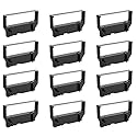 Bigger 12-Pack Replacement for Star SP200 Black Ribbon Used with Star RC200br NK501 T77 SP500 SP-298 SP-500 SP-512mc SP-512md POS Printer