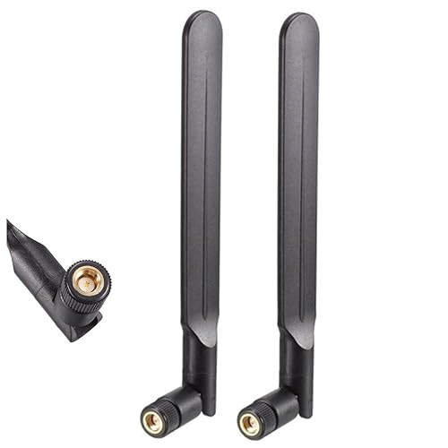 2-Pack 4G LTE Antenna 10dBi SMA Male ?Inner pin Cellular Antenna for 4G LTE Wireless CPE Router Hotspot Cellular Gateway Industrial IoT Router Trail