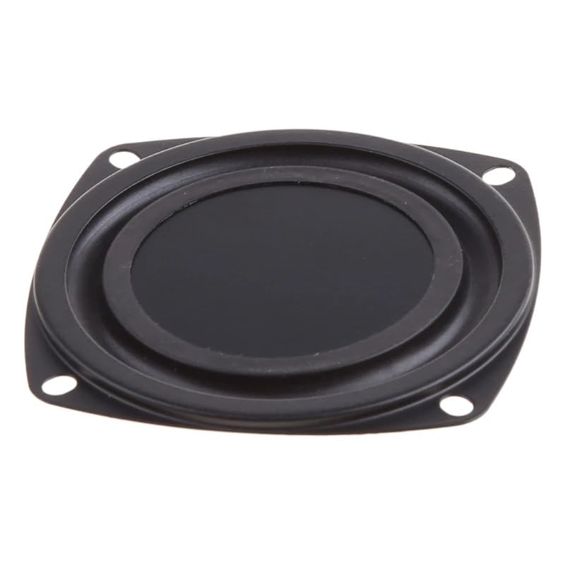 SiyphuNing 2pcs 2 Inch 52mm Woofer Vibrating Membrane Iron Rubber Vibration Diaphragm Plate Replacement Passive Radiator Film for Bass Speaker