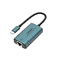 USB-C to Ethernet Adapter - 2.5Gbps High-Speed,2500MbpsType-C to RJ45 Ethernet LAN Network Adapter Thunderbolt 4/3 Compatible, for iPhone 15 Pro/Max