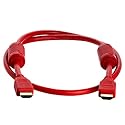 3 FT Red High Speed HDMI Cable Version 1.3 Category 2-1080p - PS3 - Blu-Ray - XBox360
